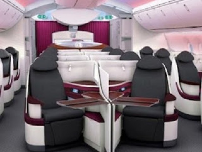 Qatar airways dévoile les sièges de son Boeing 787