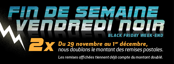 Spécial week-end – Vendredi Noir et Cyber Lundi